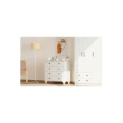 HANAH HOME Mat Bela komoda Rb 185 09
