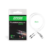 ZFISH Fluorocarbon Leader 20cm/12kg/2x