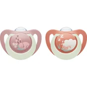 NUK First Choice Night 0-6m duda Bunny/Sheep 2 cm