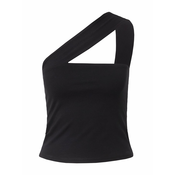 Womens one-strap top in black