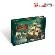 Northix Cubicfun 3D Puzzle Sp. Armada: San Felipe