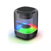 Esperanza Zvočnik bluetooth VIOLA MP3, RGB LED, črna barva