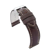 Kožni kaiš Diloy 20mm DIL354.2 Tamno braon boja