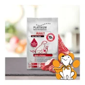 PLATINUM Suva hrana za pse Govedina i krompir 1,5kg