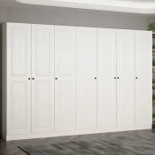 Hanah Home Ormar za hodnik Noah 8249, 315x210x35 cm, Beli