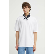 Pamucna majica AllSaints MONTANA SS CREW za muškarce, boja: bijela, bez uzorka, MD510Z