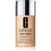 Clinique Even Better korektivni tekoči puder SPF 15 odtenek CN 62 Porcelain Bež 30 ml