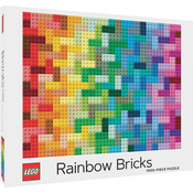 Galison - Puzzle Lego: Mavrične opeke - 1 000 kosov