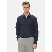 HUGO Srajca Kenno 50539707 Mornarsko modra Slim Fit