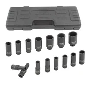 FORCEKRAFT Set dolgih udarnih nastavkov 1/2 10-36mm 6-krakasti