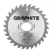 slomart List krožne žage GRAPHITE, vidia, 160 x 30 mm, 30 zob