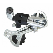 MENJAC ZADNJI SHIMANO TOURNEY RD-TY21-B GS D 6 BRZINA NA NOSAC MENJACA (KUKU) SIVI
