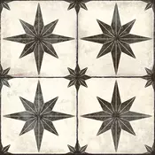 Star Black 45x45cm