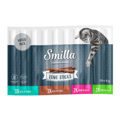 Ekonomično pakiranje Smilla Long Sticks 30 x 5 g - Mješovito pakiranje 2 (kunić, guska, janjetina i divljač)