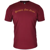 011Shop Muška majica kratkih rukava, Persona non grata, Bordo