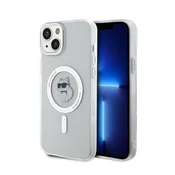 Karl Lagerfeld ovitek za iPhone 15 Plus, IML Choupette MagSafe, prozoren