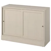 HAVSTA Osnovni deo komode, sivo-bež, 121x47x89 cm