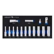 Hogert HT7G125 organizator eva set nastavaka sa adapterom 14 kom prihvat 1/2”