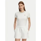 Lacoste Majica TF5289 Bela Slim Fit