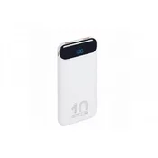RivaCase Zunanja baterija powerbank 10.000 mAh VA2540 Quick Charge / PD 20W z LCD-jem bel