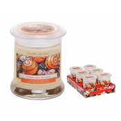 eoshop Sveča v kozarcu BOŽIČ ORANŽNA dišeča 260g