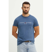 Tommy Hilfiger  LOGO TEE  Modra