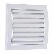 ZRAČNIK BREZ REGULACIJE VAFRA PVC FASADNI 166X166 KVADRATNI NA VIJAKE