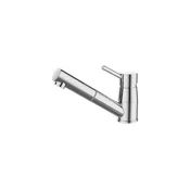 ALVEUS 1150888 - Pipa za pomivalno korito z izvlečnim pršilnikom NANO 13,9 cm krom