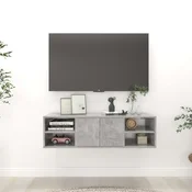 Zidna polica boja betona 102 x 30 x 29 cm konstruirano drvo