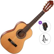 Cort AC50 OP Standard SET Open Pore Natural Polovična klasična kitara za otroke