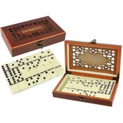 Društvena igra Domino u drvenoj kutiji 28 komada