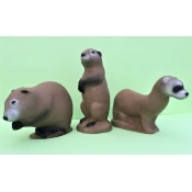 3D FAMILY PACK MINK-MUSKRAT-PRERIE DOG