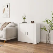 Vidaxl vidaXL Omarica, bela, 80x33x70 cm, material na osnovi lesa