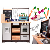 WOWO Lesena otroška kuhinja - LOFT XXL 96 cm z MDF dodatki