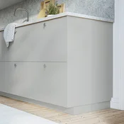 HAVSTORP Bocna ploca, svetlosiva, 39x240 cm