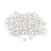 Steklene voščene kroglice O4 mm - bele (20 g)