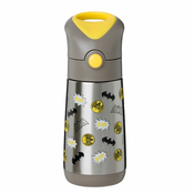 b.box termo steklenička s slamico, 350 ml grey, yellow