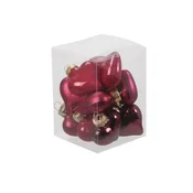 Lilium Staklena srca set/12 4cm 034439