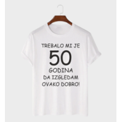 MAFIMI Majica Trebalo mi je 50 Godina, Bela