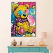 Wallity Dekorativna slika na platnu, 45x70cm, Šarena