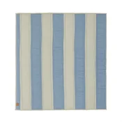 Modra/kremno bela otroška igralna podloga 130x140 cm Striped – OYOY Mini
