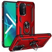 Overboard Oklepni ovitek za OPPO A54 5G/A74 5G/A93 5G, Nox Case Ring, rdeč