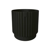 Cvetlični lonec MIKA CYLI PETIT ECO RECYCLED 180mm črn 80679