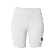 PUMA Športne hlače ESS No. 1 svetlo siva / črna