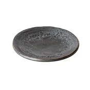 Desertni krožnik BLACK PEARL 13 cm, črna, keramika, MIJ