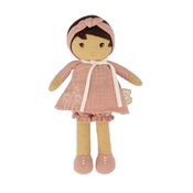 Bábika pre bábätká Amandine Doll Tendresse Kaloo 25 cm v ružových šatách z jemného textilu od 0 mes K200004
