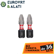 Milwaukee Udarni bitovi PZ SHOCKWAVE ojacani 1/4 Gen II PZ2 25 mm 2/1