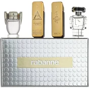 Zbirka miniatur Rabanne za moške - One Million - EDT 5 ml + One Million Elixir Intense - parfum 5 ml + Invictus - EDT 5 ml + Phantom - EDT 5 ml