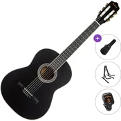 Pasadena PC-10 Standard SET 4/4 Black Klasična kitara