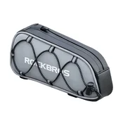 ROCKBROS Kolesarska torba za pritrditev na okvir 0,9 l - srebrna